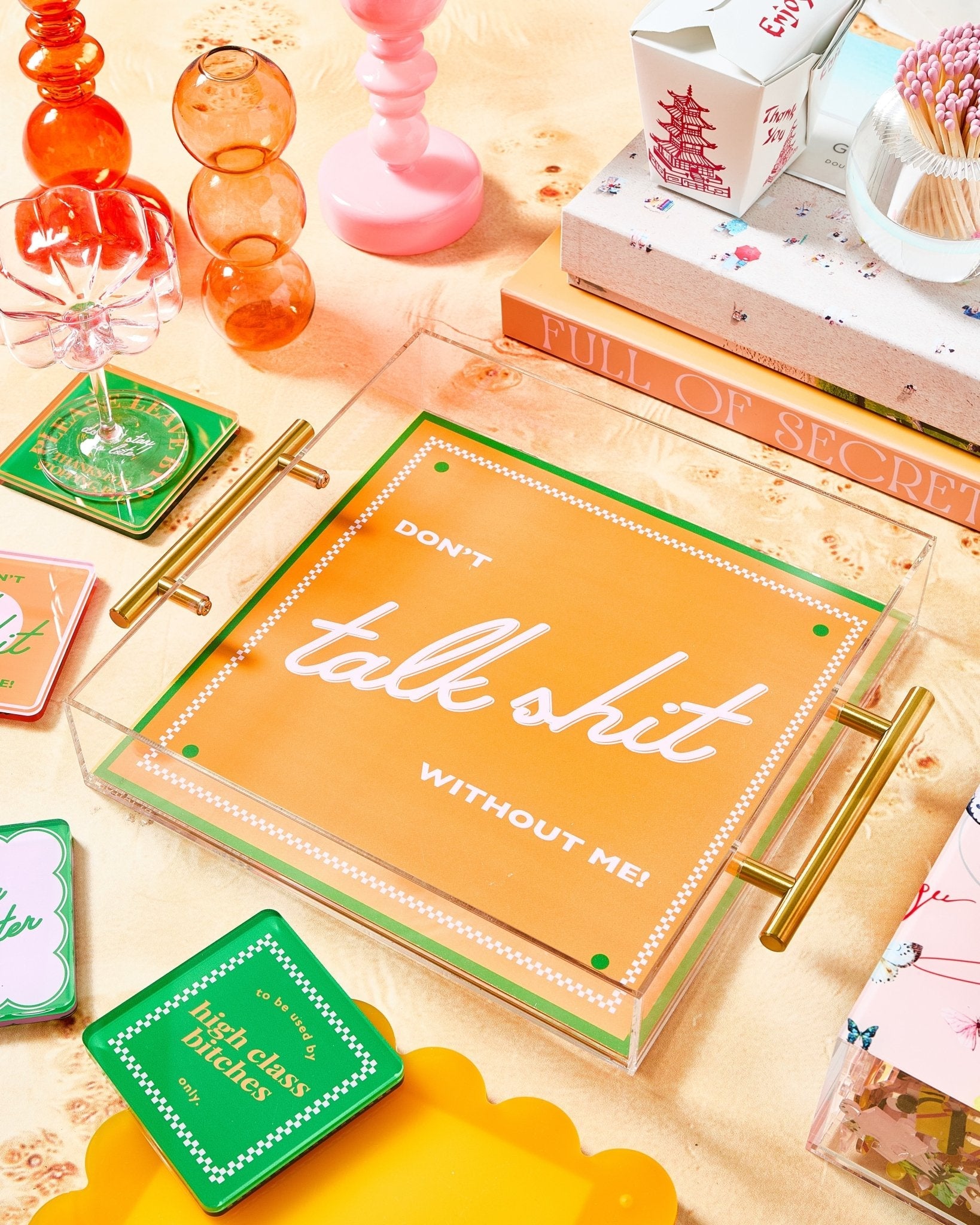 Snarky Orange Large Tray - Tart By Taylor