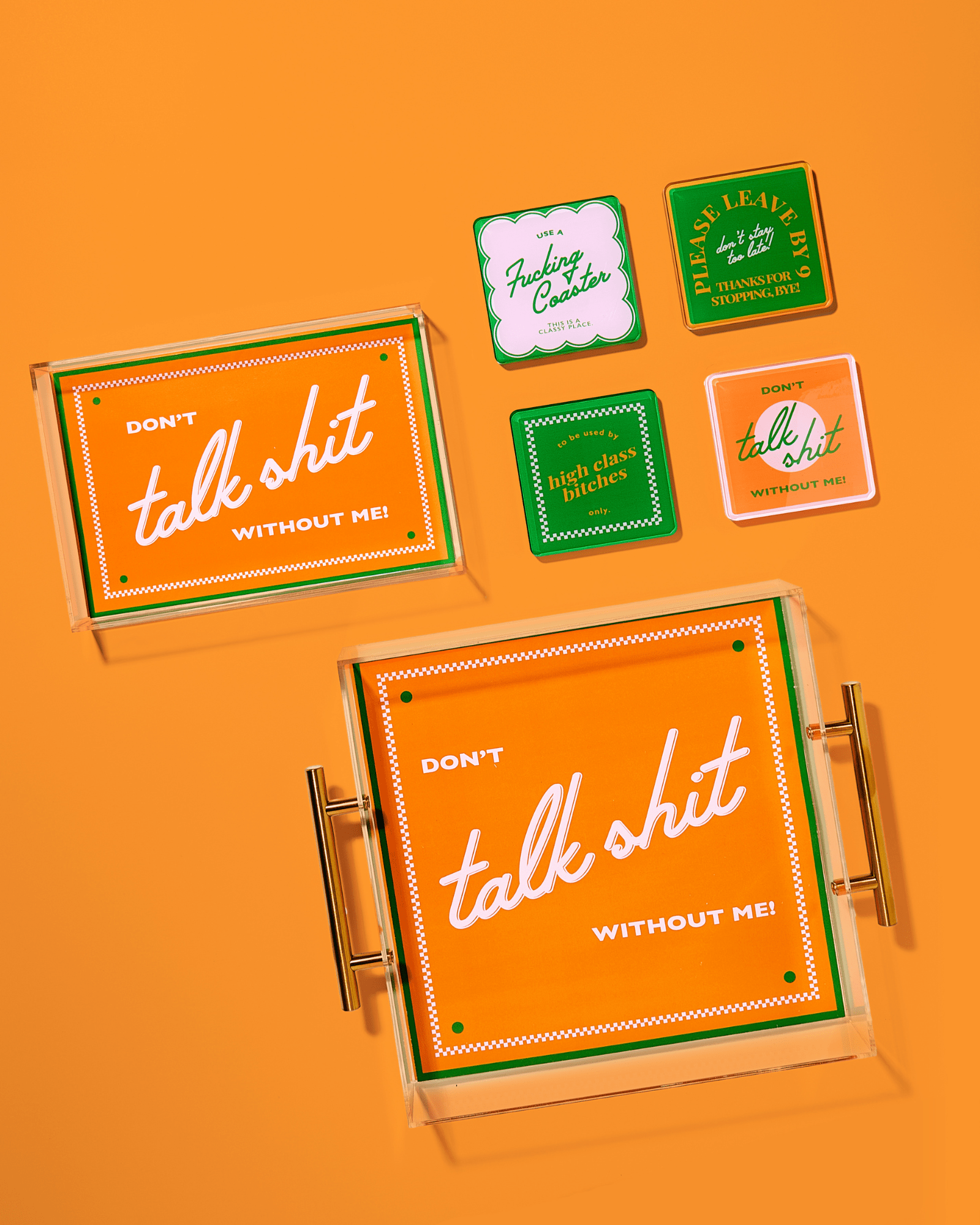 Snarky Orange | Set of 4 Coasters - Tart By Taylor