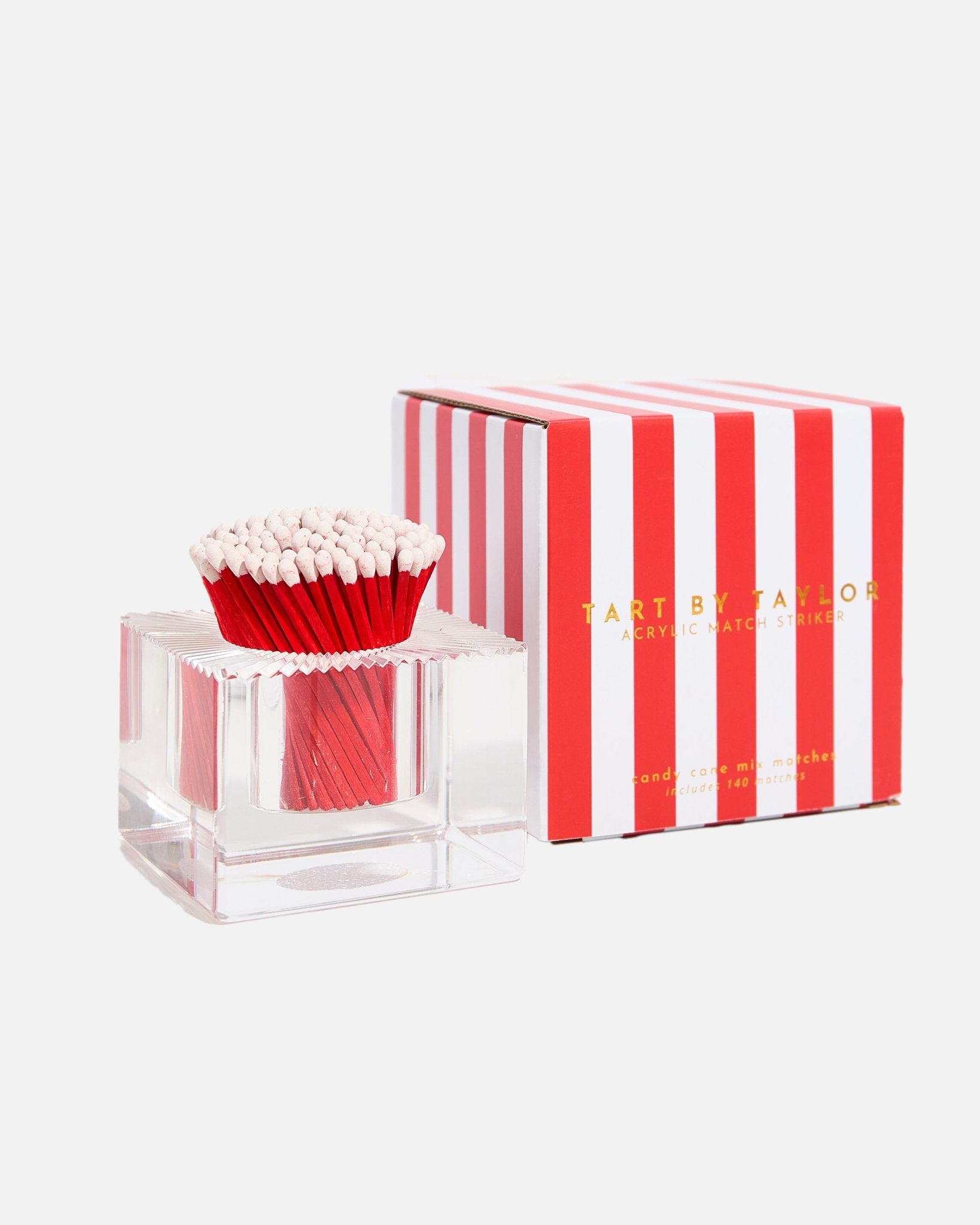 Square Match Striker | Candy Cane Matches - Tart By Taylor