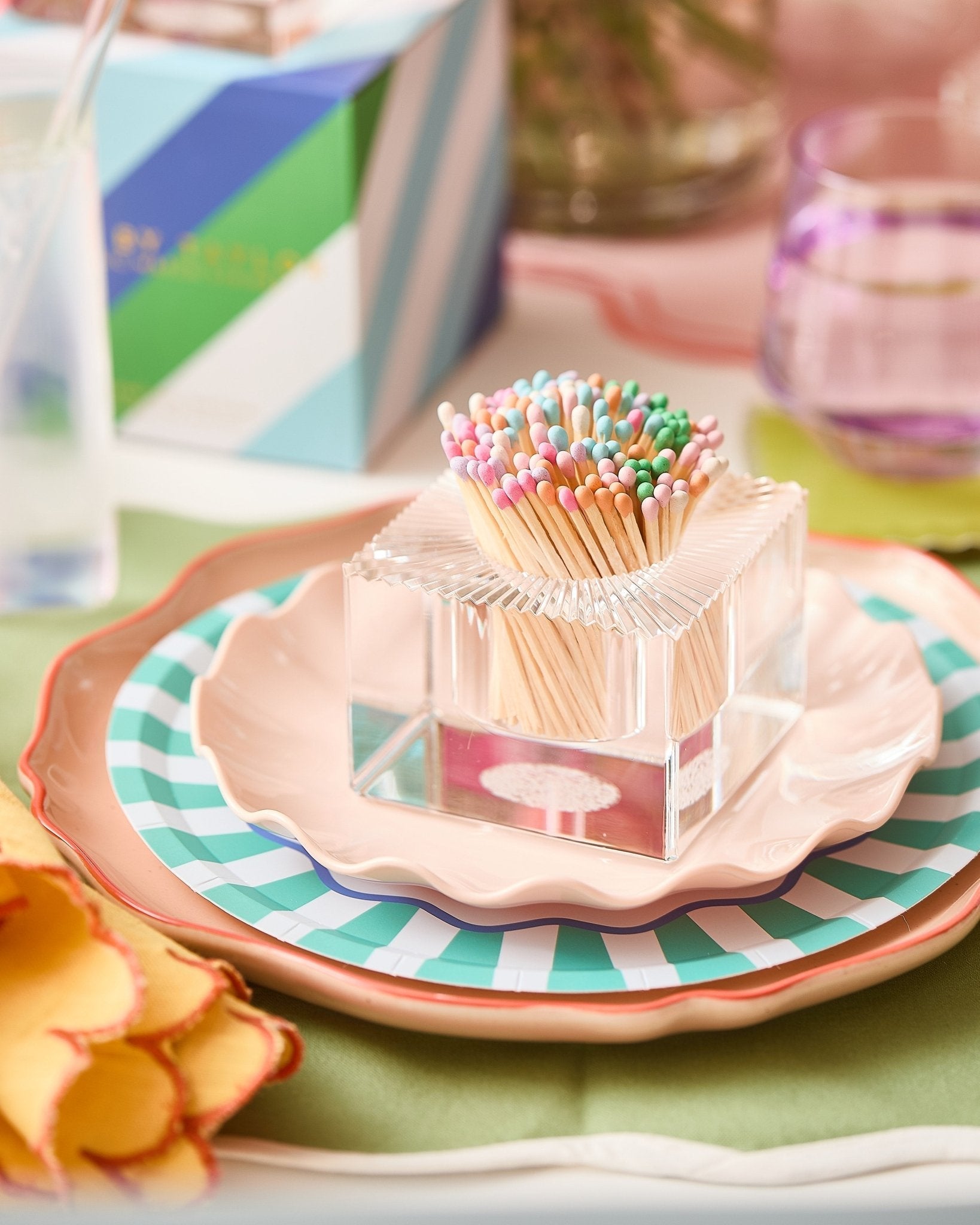 Square Match Striker | Confetti Matches - Tart By Taylor