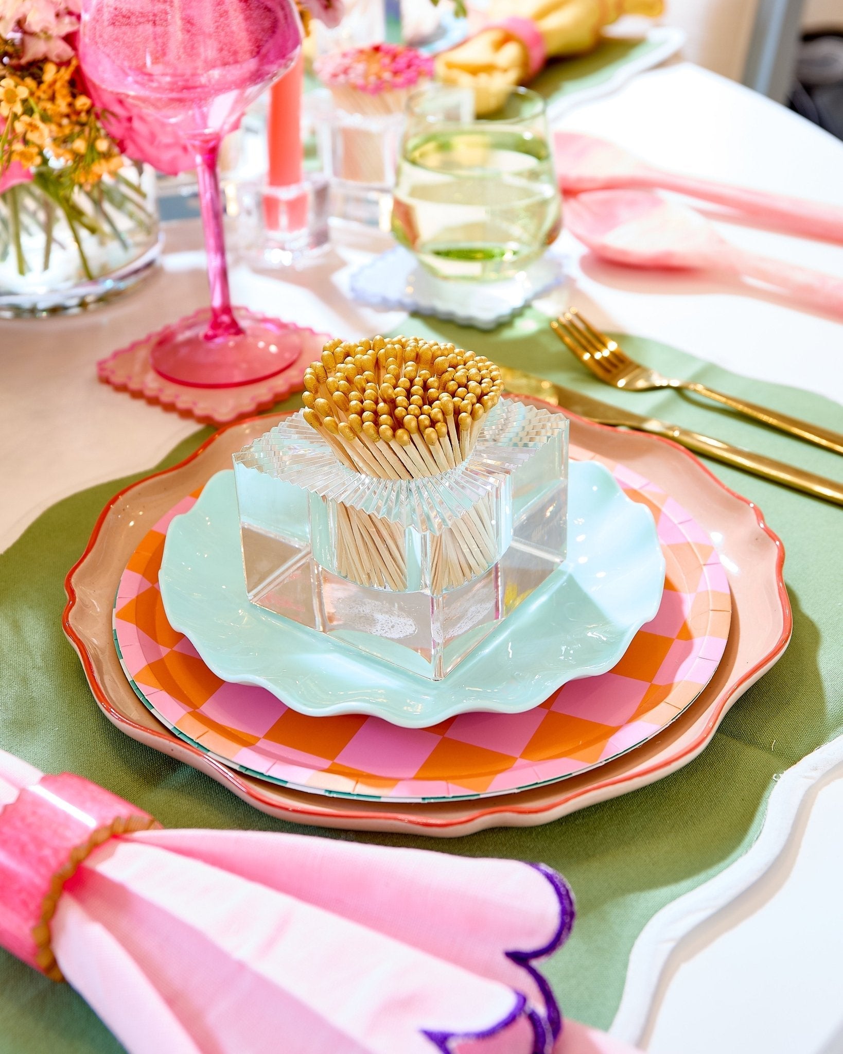 Square Match Striker | Gold Matches - Tart By Taylor