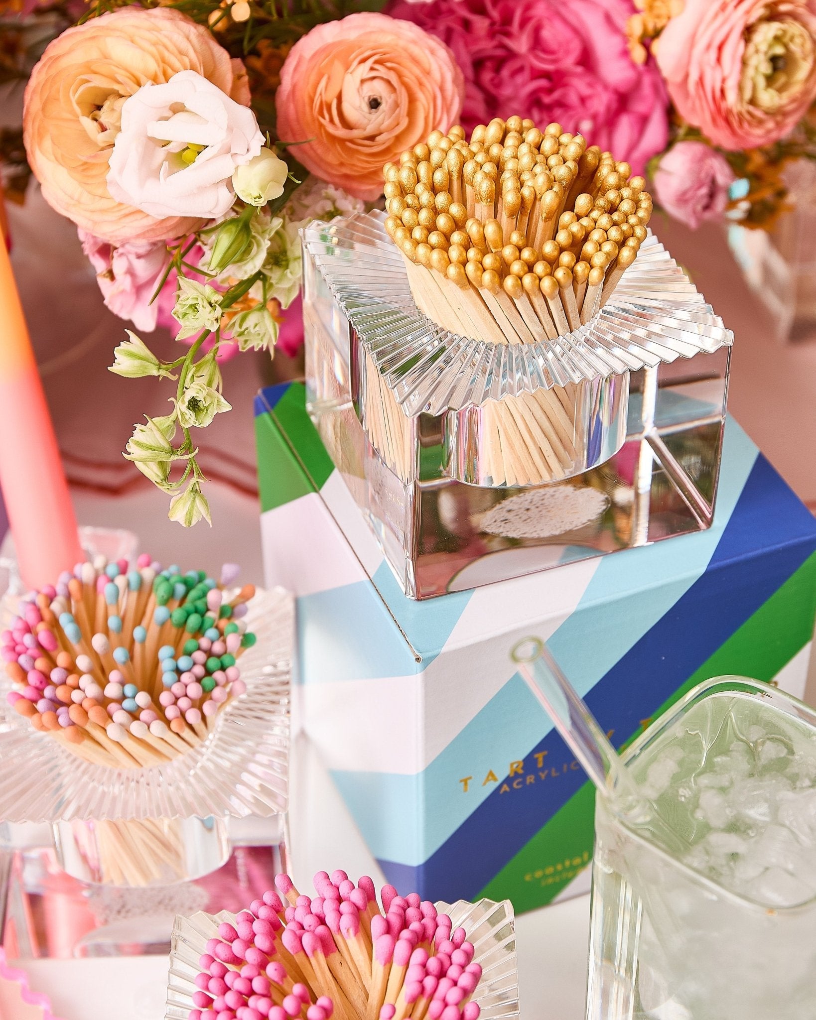 Square Match Striker | Gold Matches - Tart By Taylor