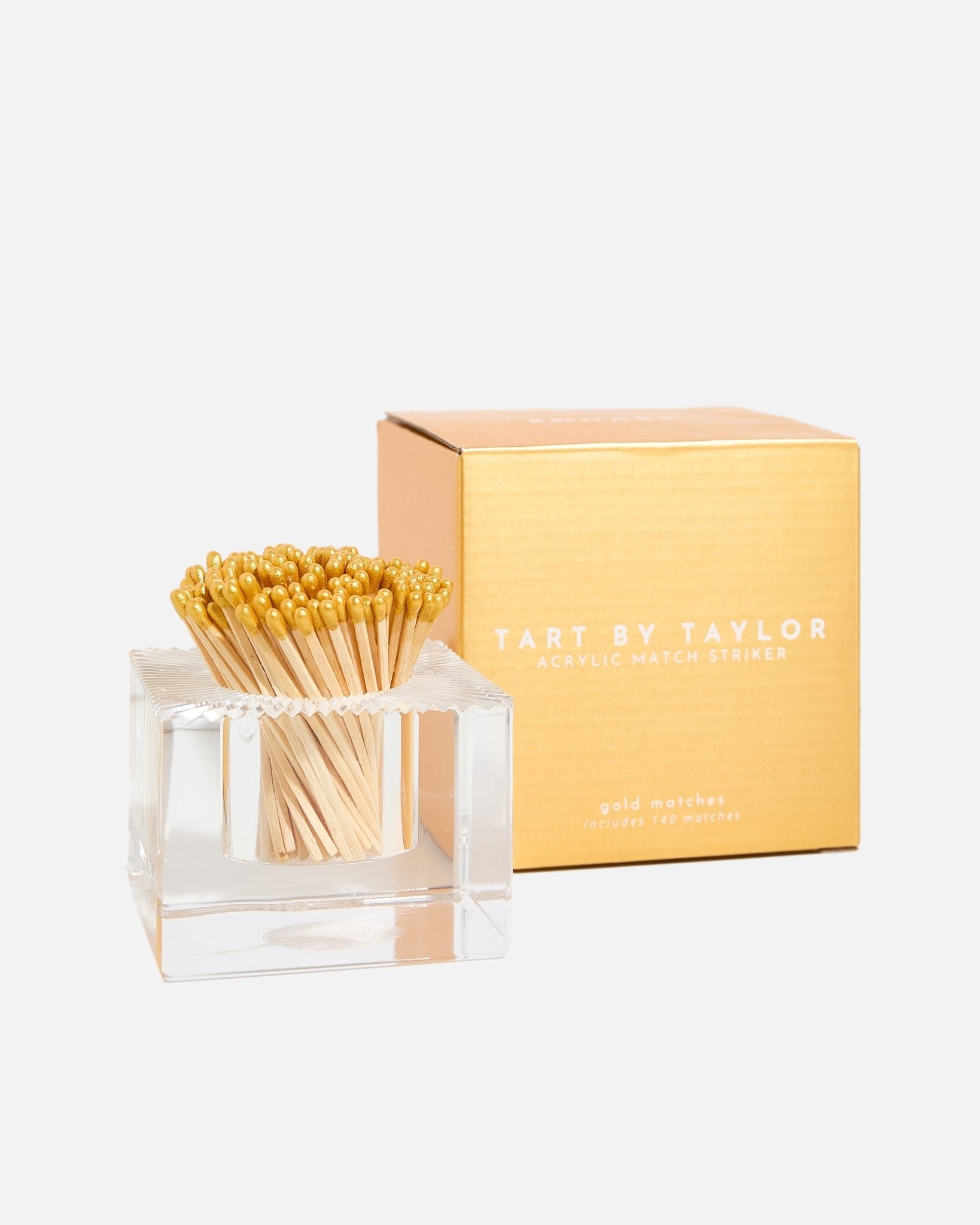 Square Match Striker | Gold Matches - Tart By Taylor