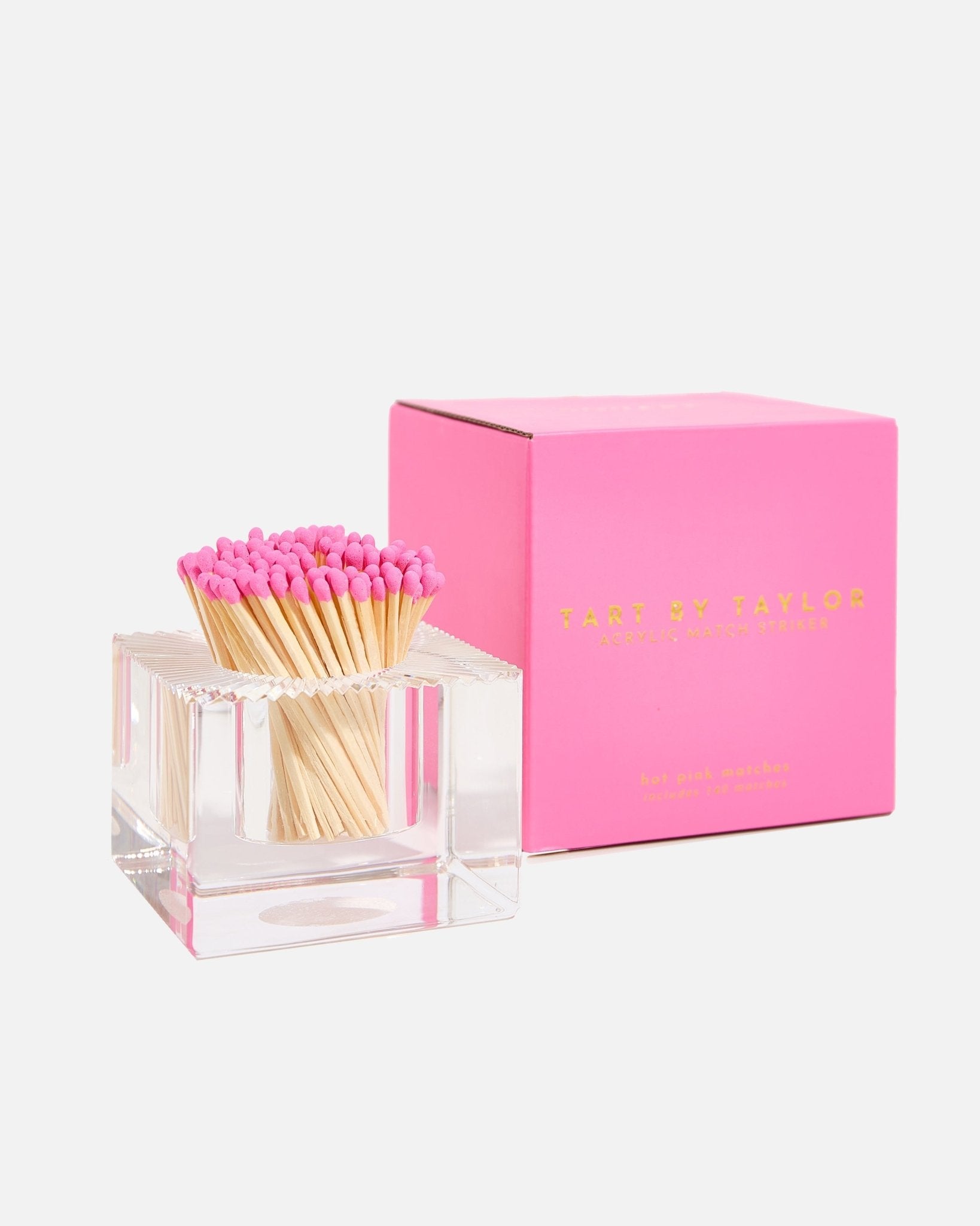 Square Match Striker | Hot Pink Matches - Tart By Taylor