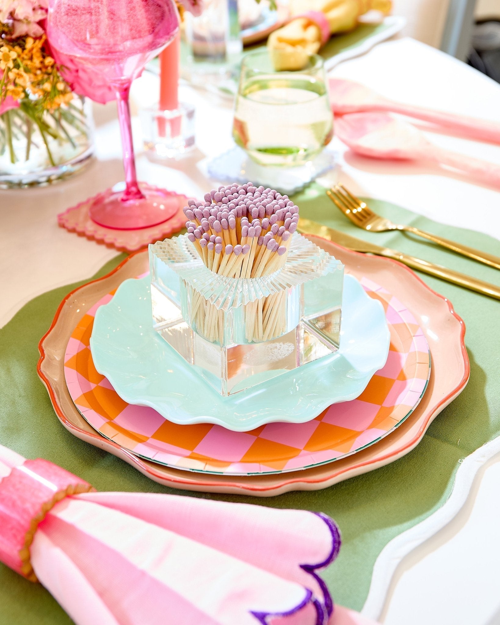 Square Match Striker | Lavender Matches - Tart By Taylor