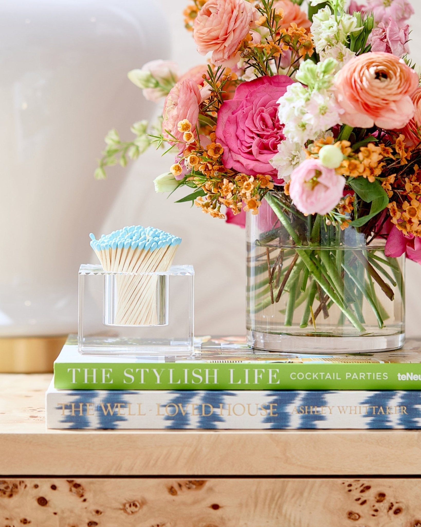 Square Match Striker | Light Blue Matches - Tart By Taylor