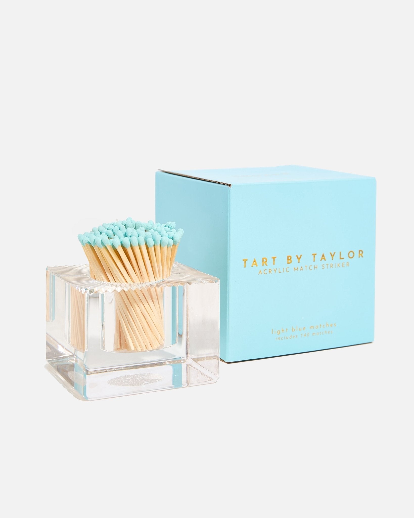 Square Match Striker | Light Blue Matches - Tart By Taylor