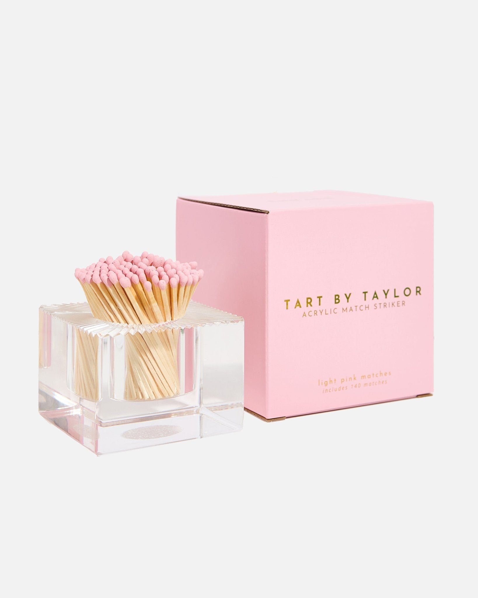 Square Match Striker | Light Pink Matches - Tart By Taylor