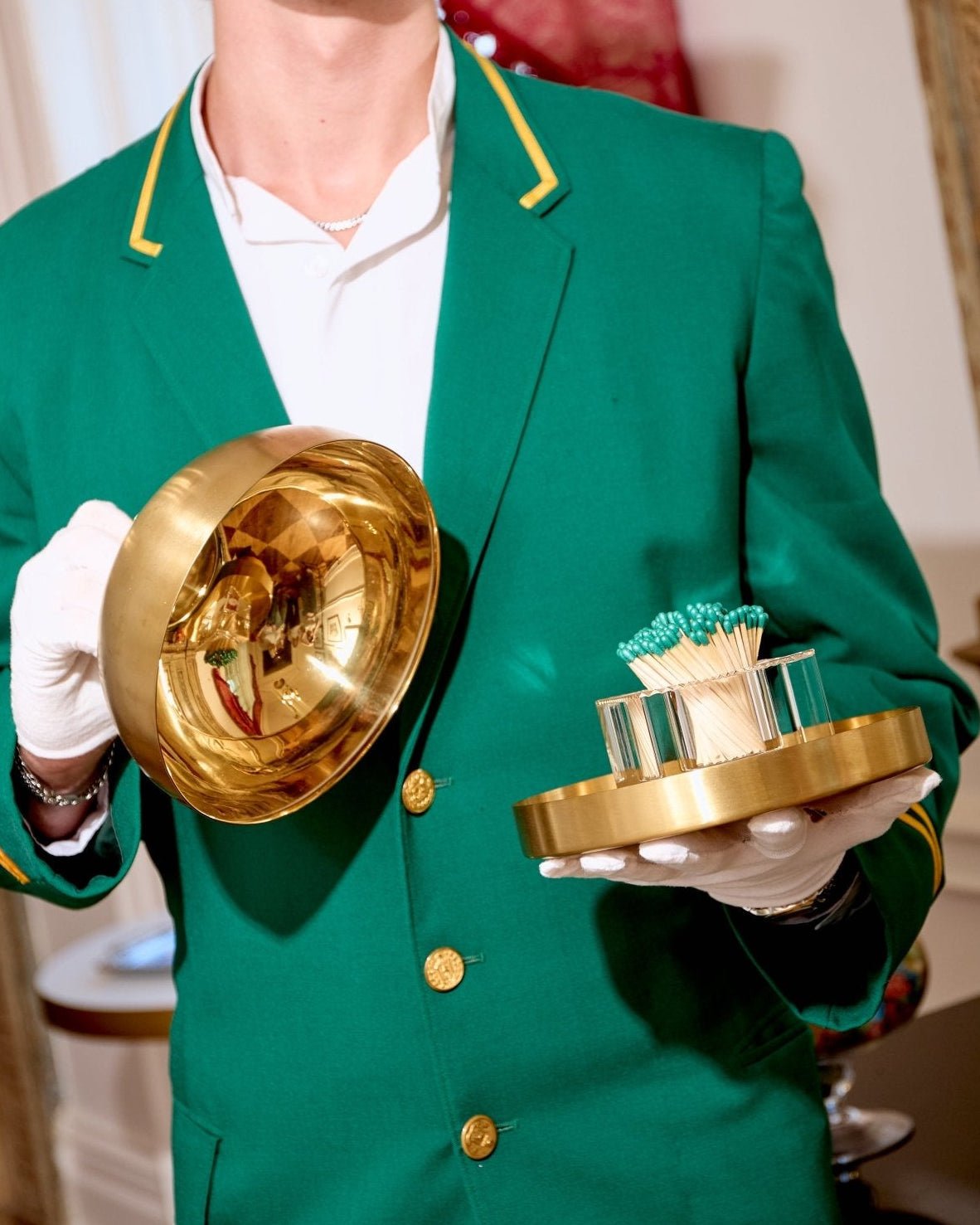 Square Match Striker | Metallic Green Matches - Tart By Taylor
