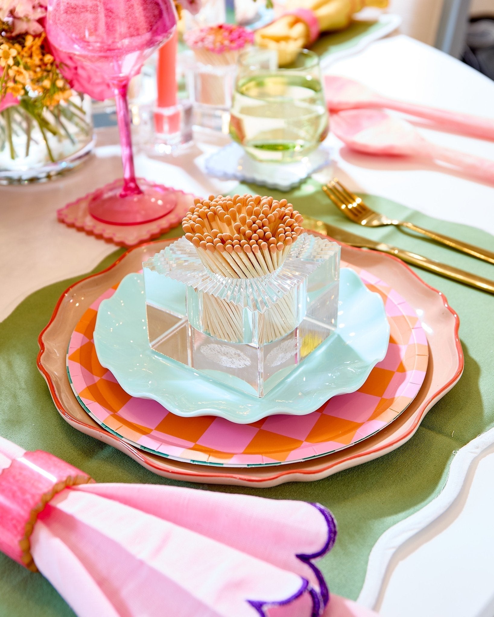 Square Match Striker | Orange Matches - Tart By Taylor