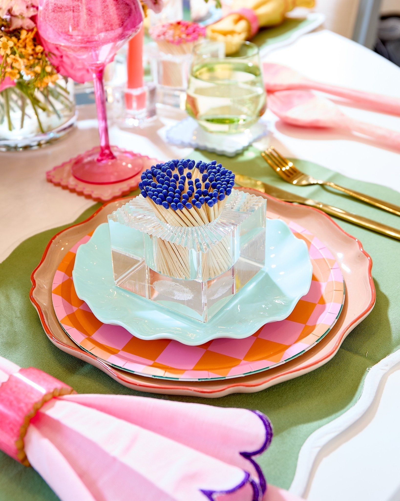 Square Match Striker | Royal Blue Matches - Tart By Taylor