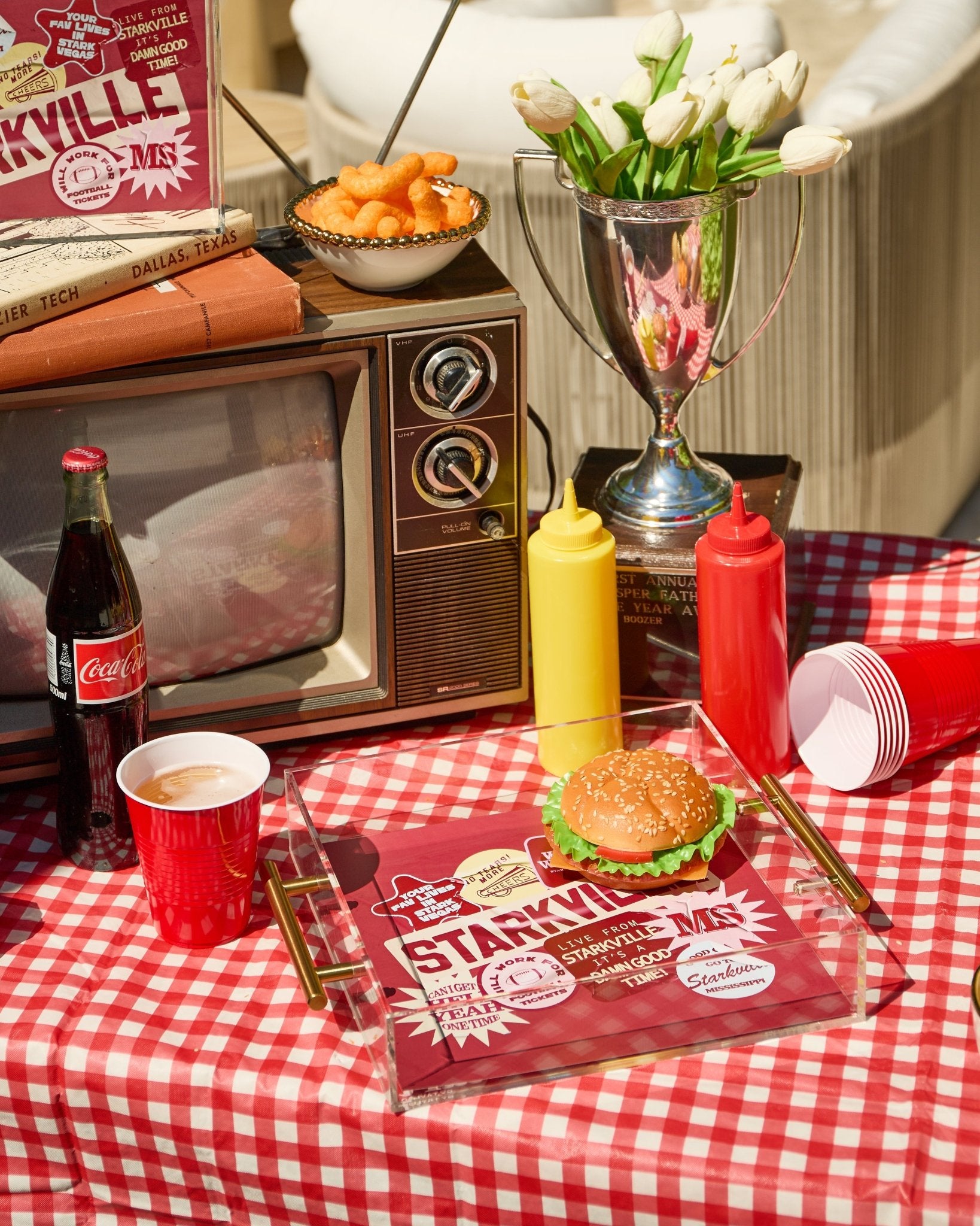 Starkville Large Tray | Tailgate Collection - Tart By Taylor