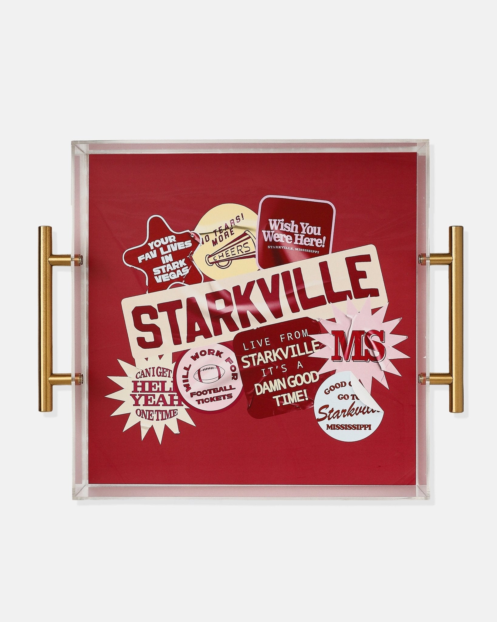 Starkville Large Tray | Tailgate Collection - Tart By Taylor