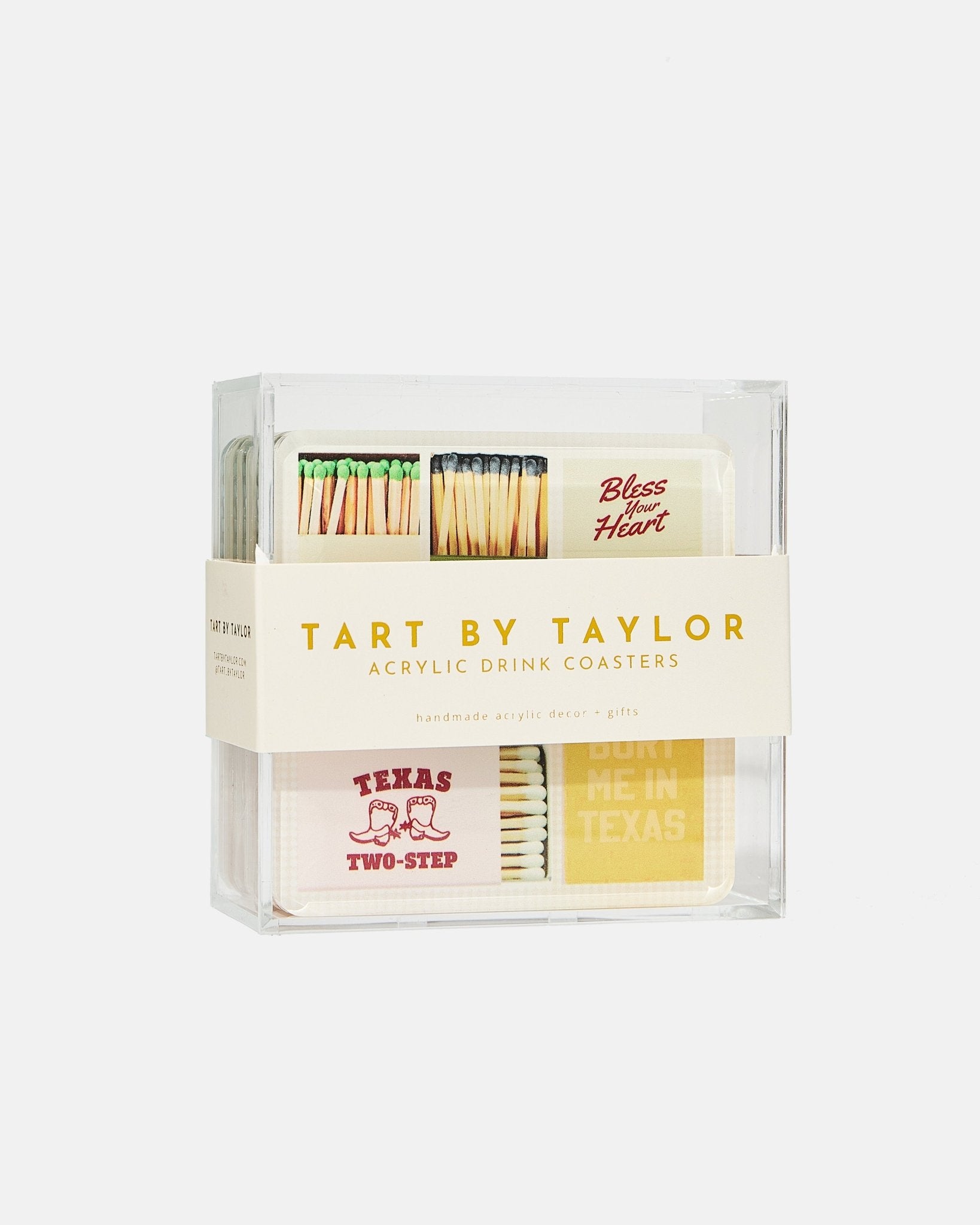 Texas Matchbook Coasters - Tart By Taylor