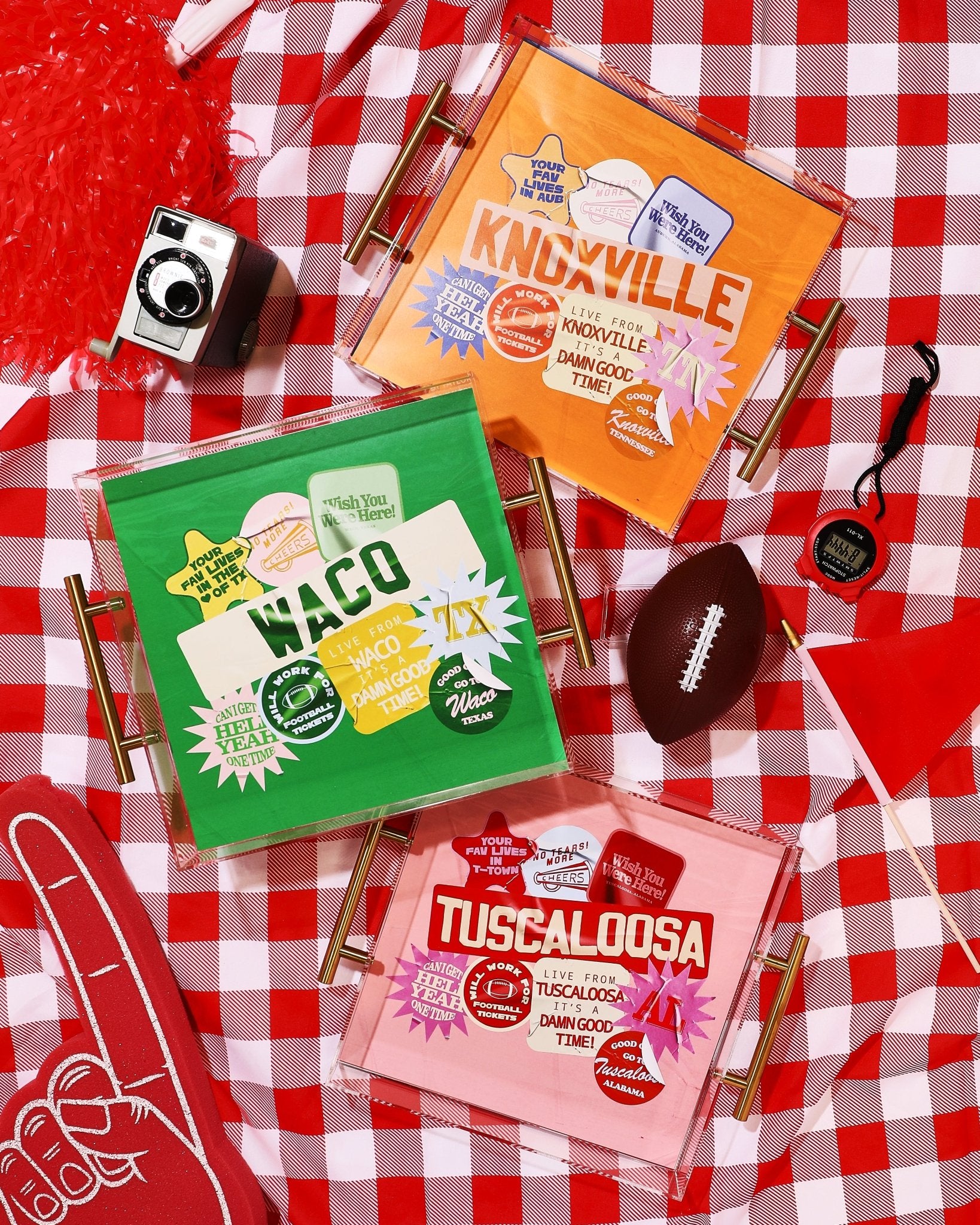 Tuscaloosa Large Tray | Tailgate Collection - Tart By Taylor