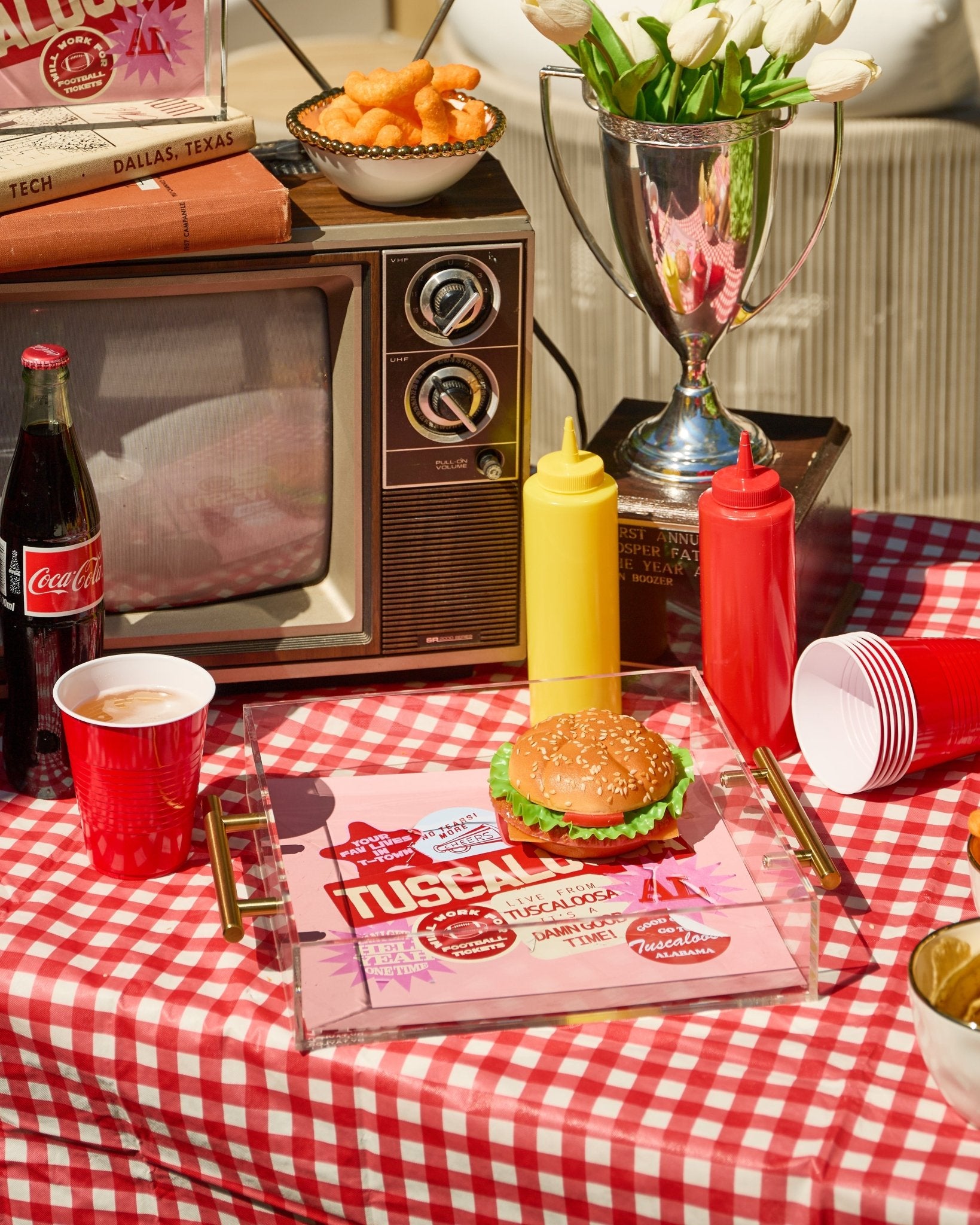 Tuscaloosa Large Tray | Tailgate Collection - Tart By Taylor