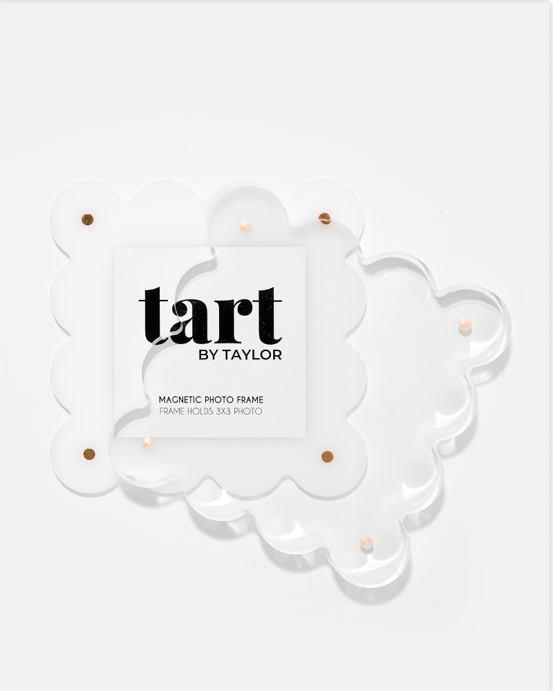 White Mini Acrylic Picture Frame - Tart By Taylor