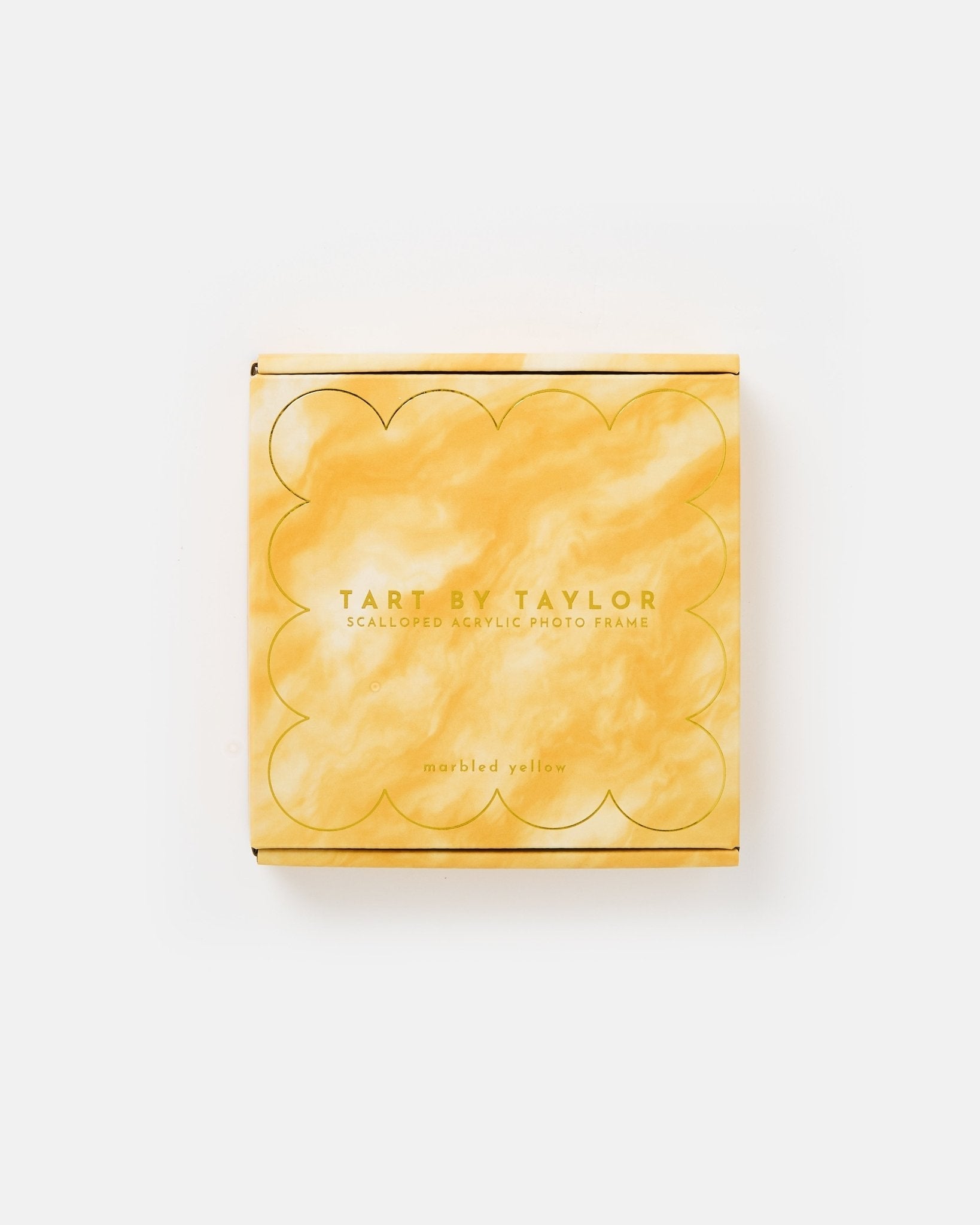 Yellow Marbled Mini Acrylic Picture Frame - Tart By Taylor - MINIFRAME-MARB-YELLOW