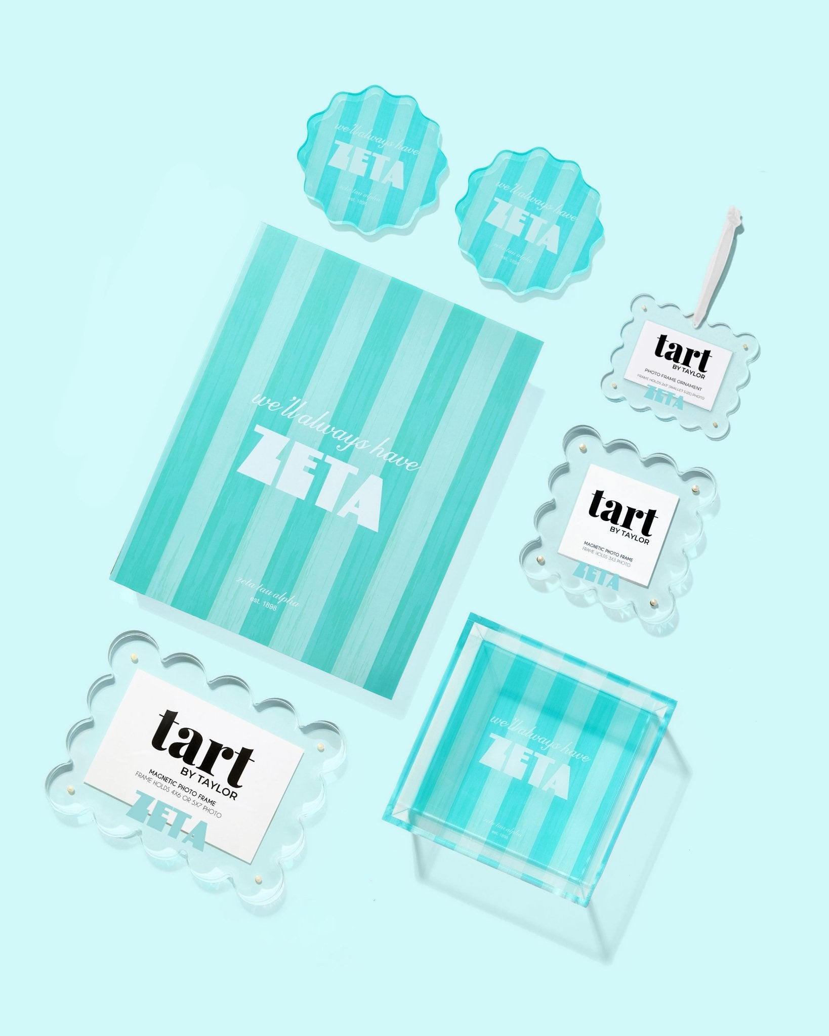 Zeta Tau Alpha Acrylic Picture Frame - Tart By Taylor