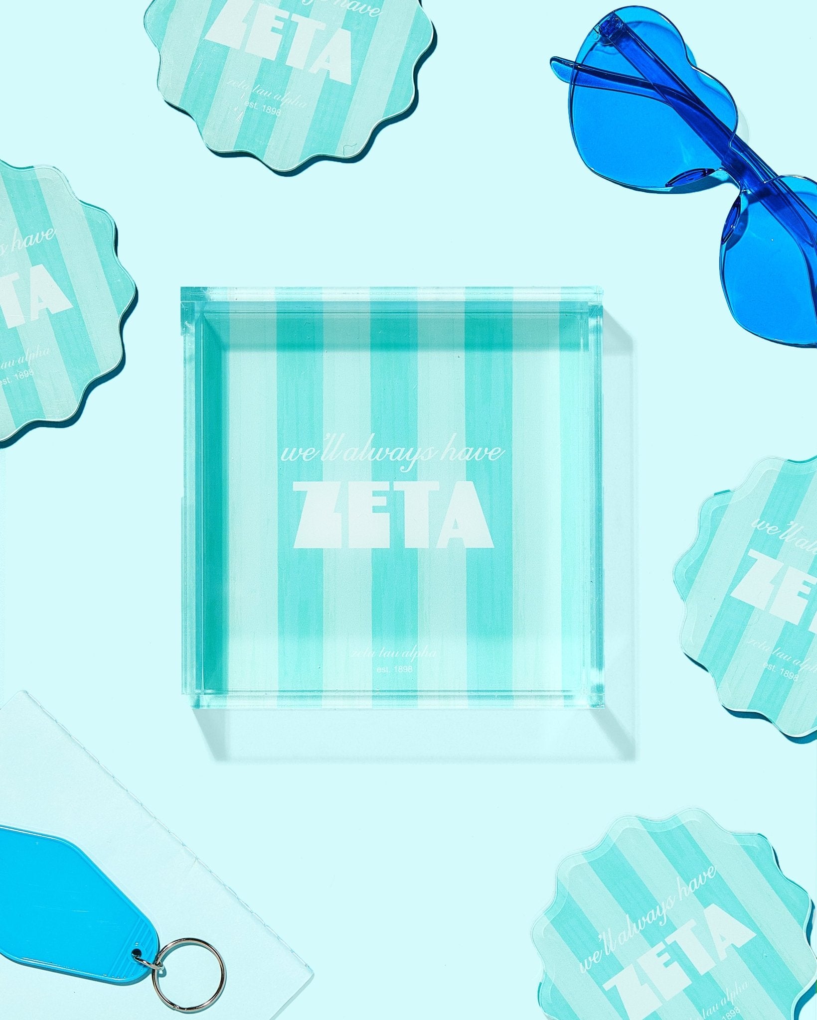 Zeta Tau Alpha Trinket Tray - Tart By Taylor
