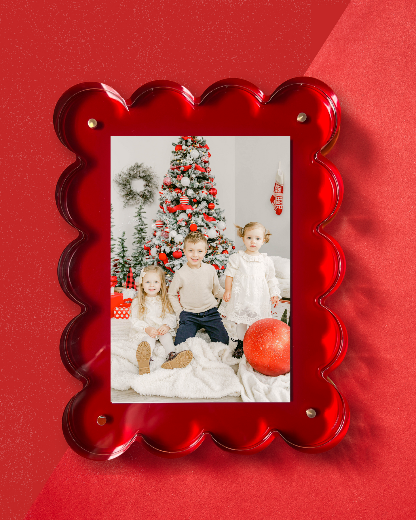 Red Acrylic Picture Frame