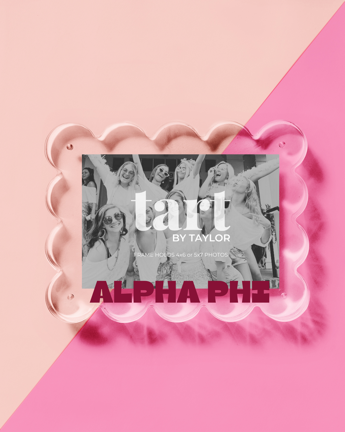 Alpha Phi Acrylic Picture Frame