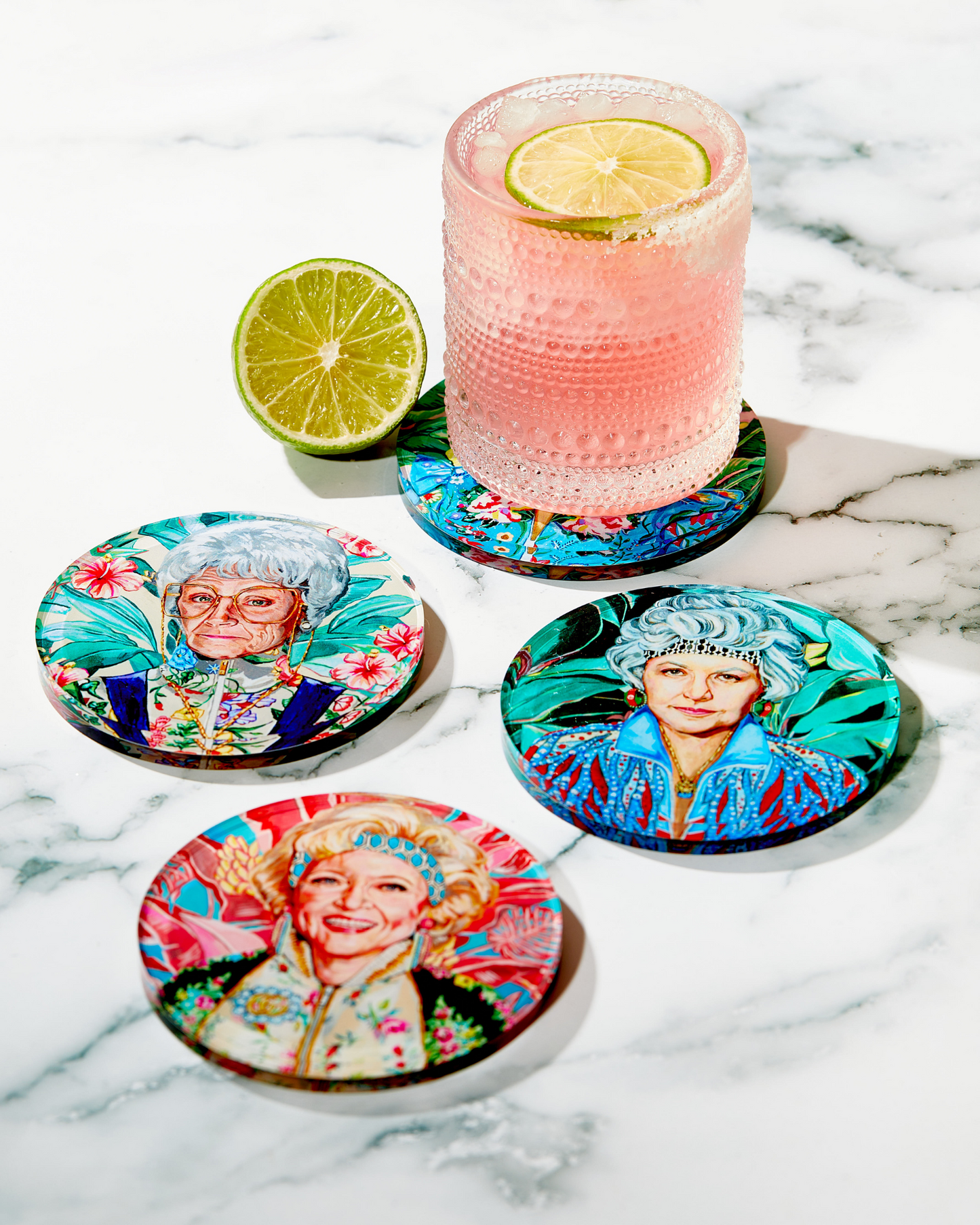 Tart by Taylor Acrylic Coasters - Cocktail