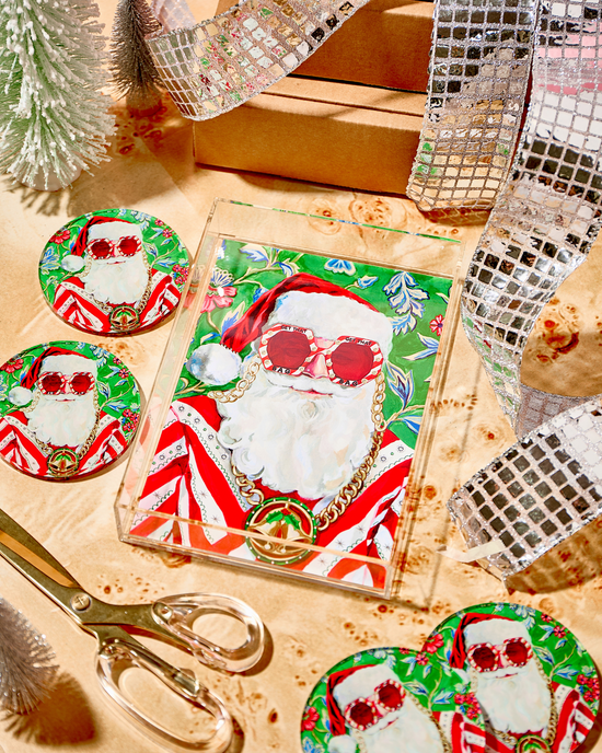 Swanky Santa Small Tray