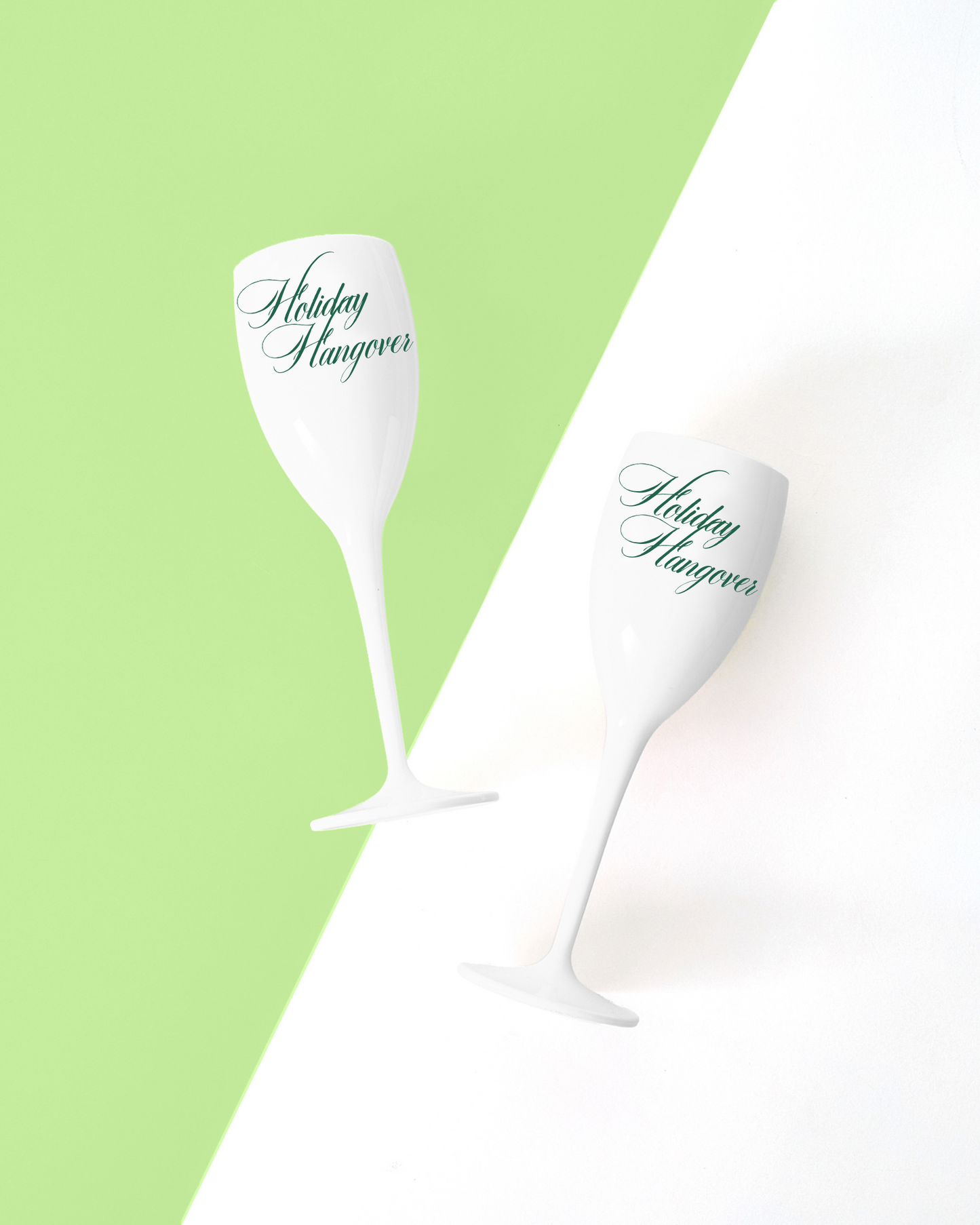 Holiday Hangover Flutes (Set of 2)