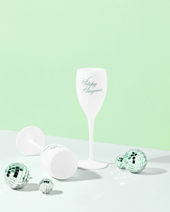 Holiday Hangover Flutes (Set of 2)