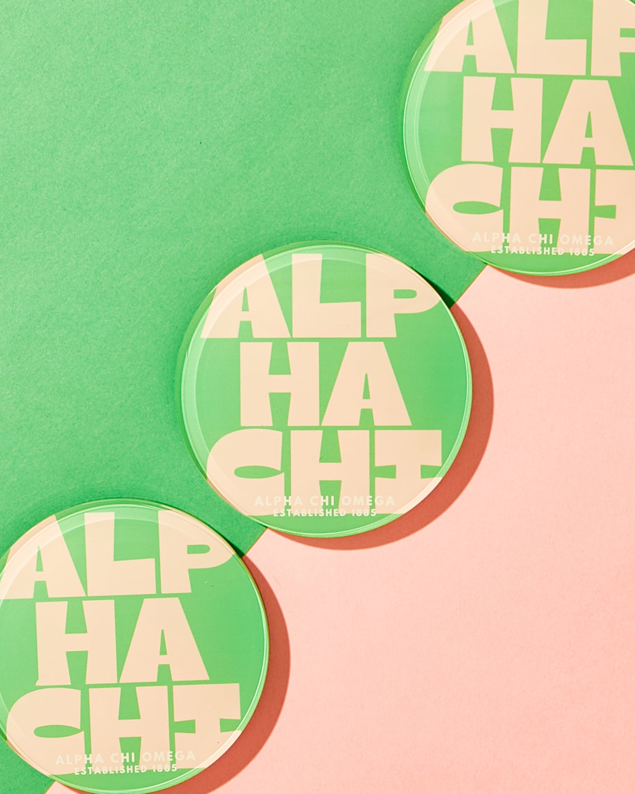 Load image into Gallery viewer, Alpha Chi Omega Coasters
