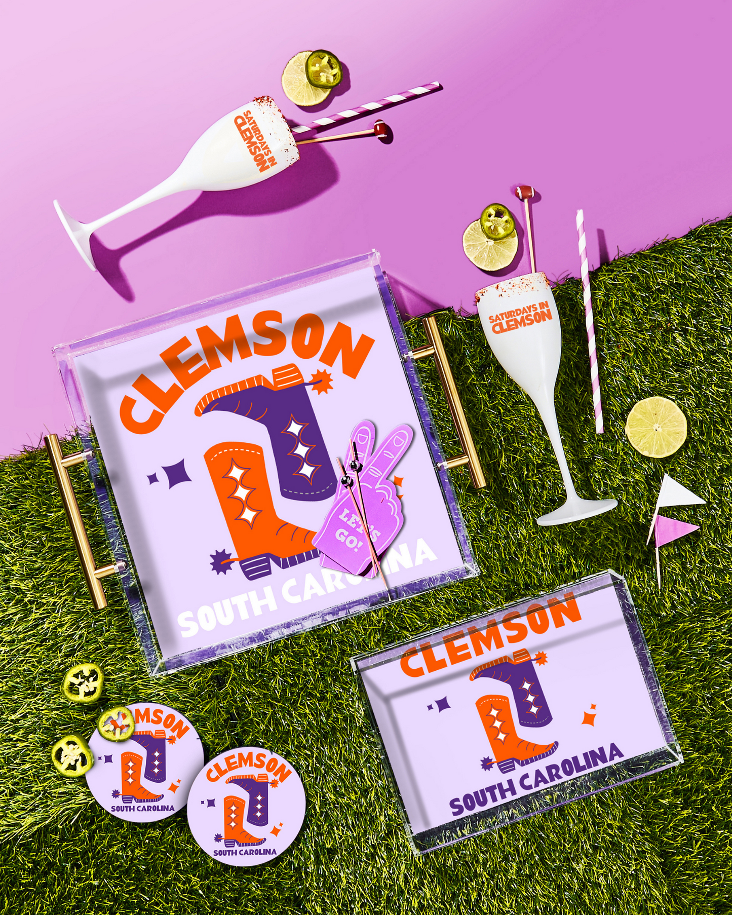 Kickoff Coasters | Clemson