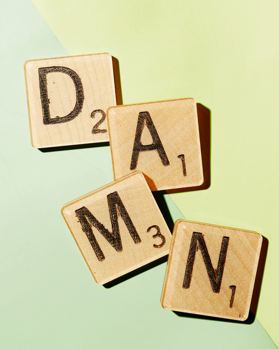 Load image into Gallery viewer, Damn Scrabble Tiles | Set of 4 Coasters

