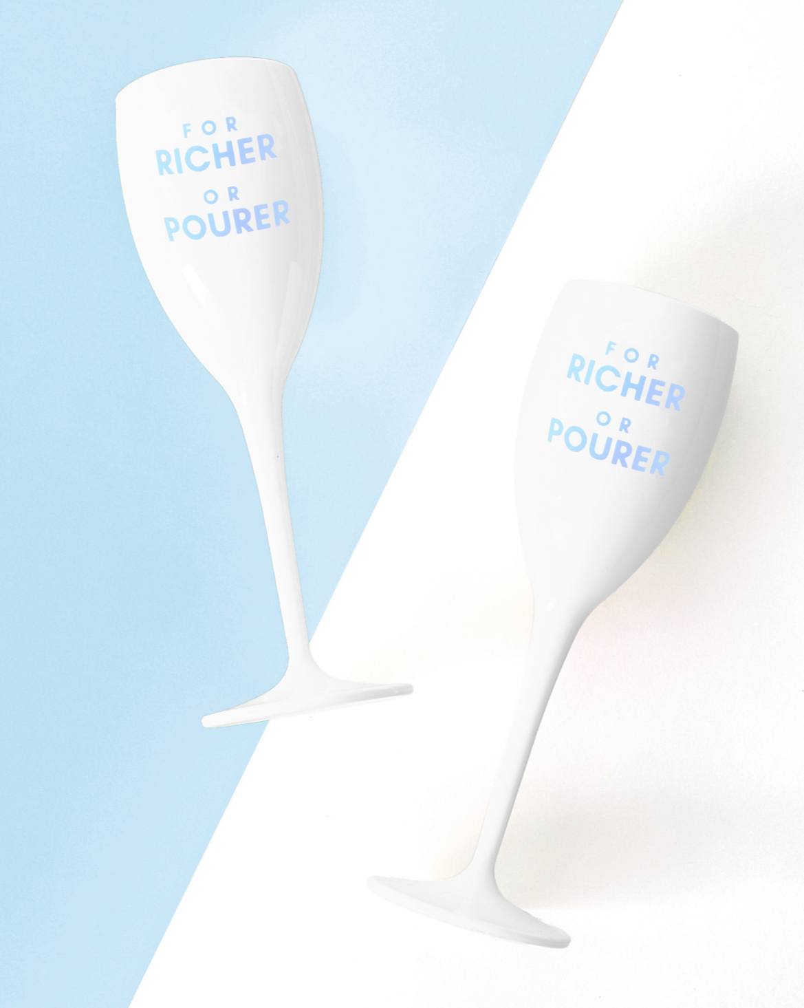 For Richer or Pourer Flutes (Set of 2)