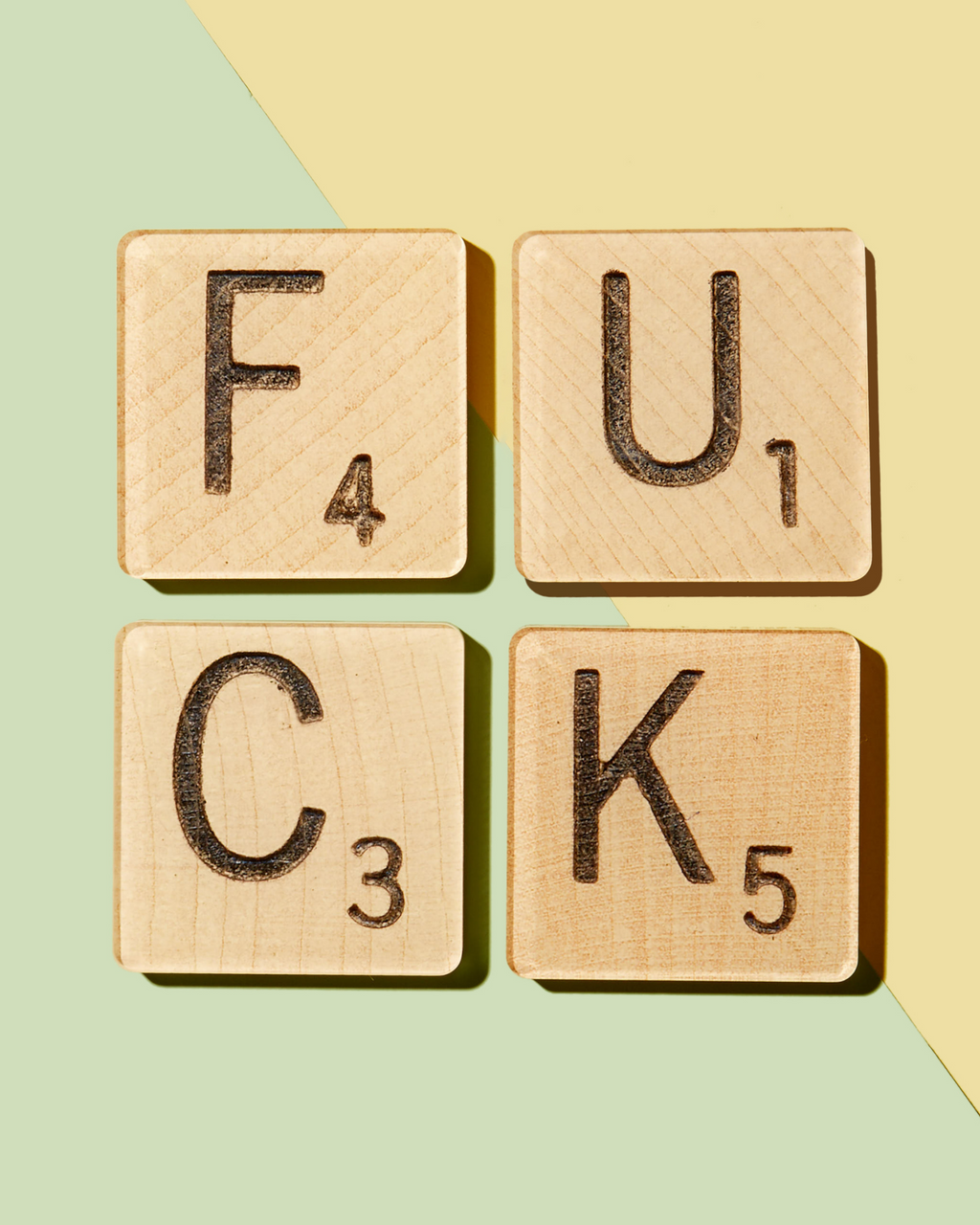 Damn Scrabble Tiles  Set of 4 Coasters – Tart By Taylor