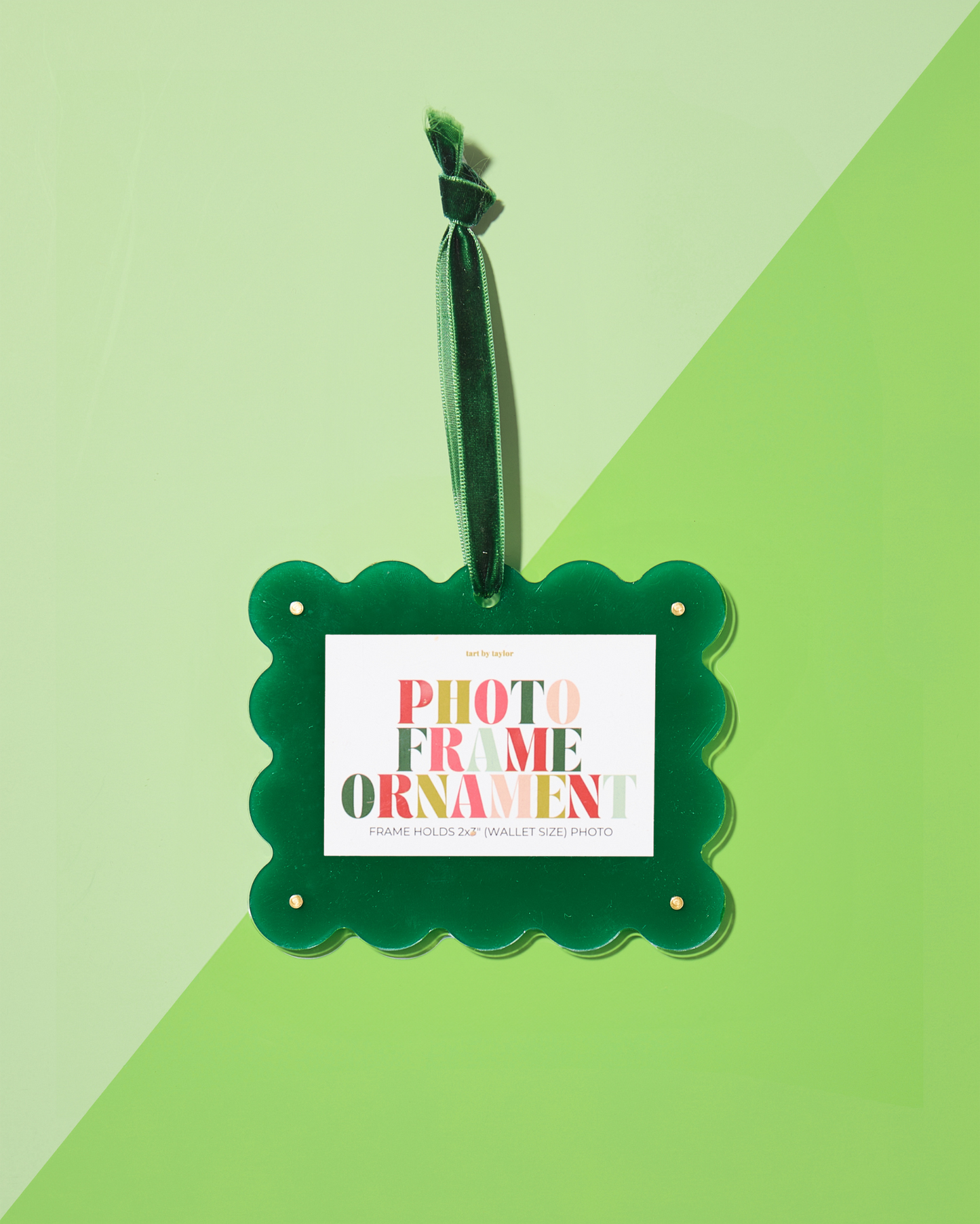 Green Frame Ornament