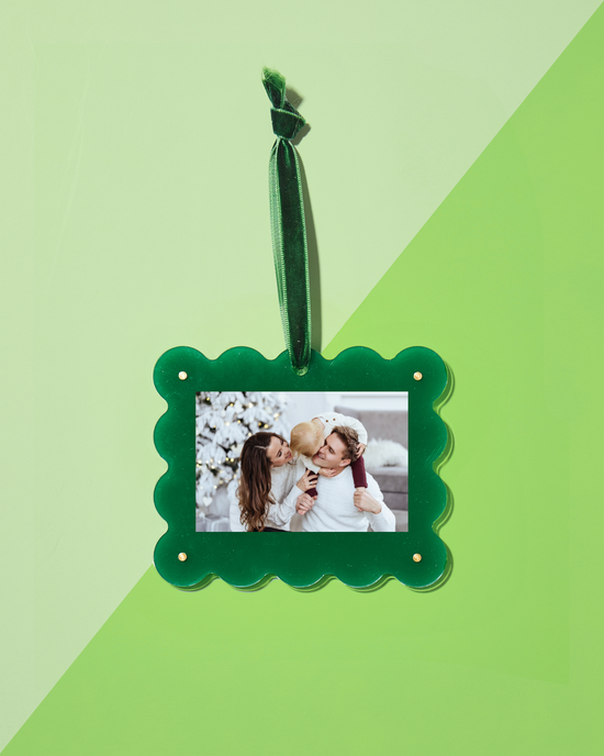 Green Frame Ornament