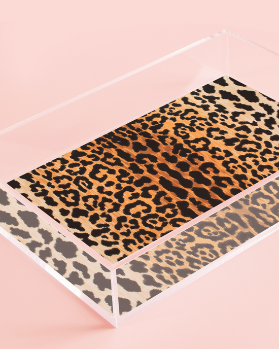 Small Acrylic Tray | Leopard