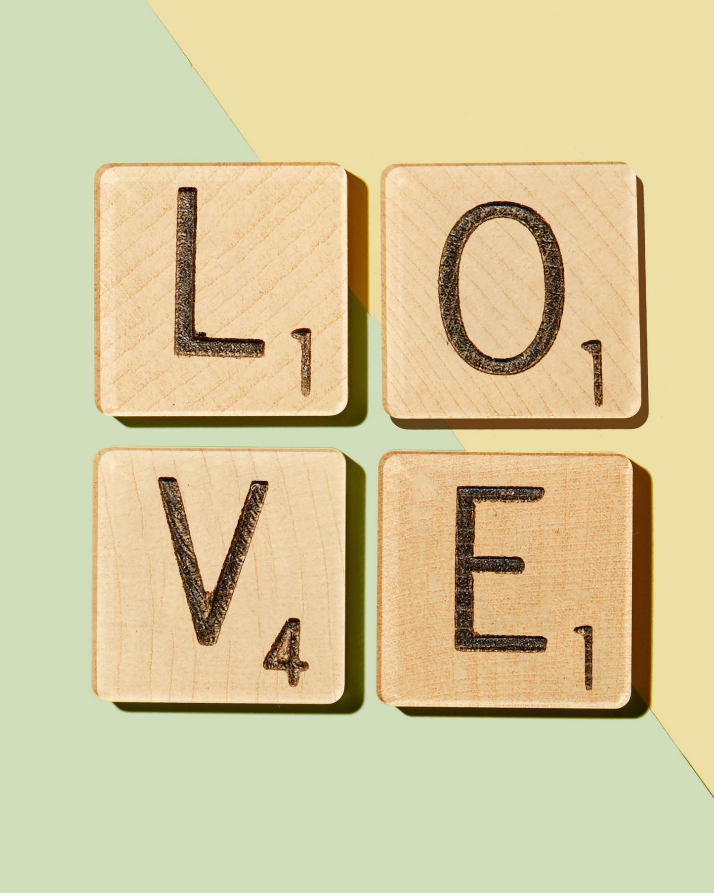 Love Scrabble Tiles  Set of 4 Coasters – Tart By Taylor