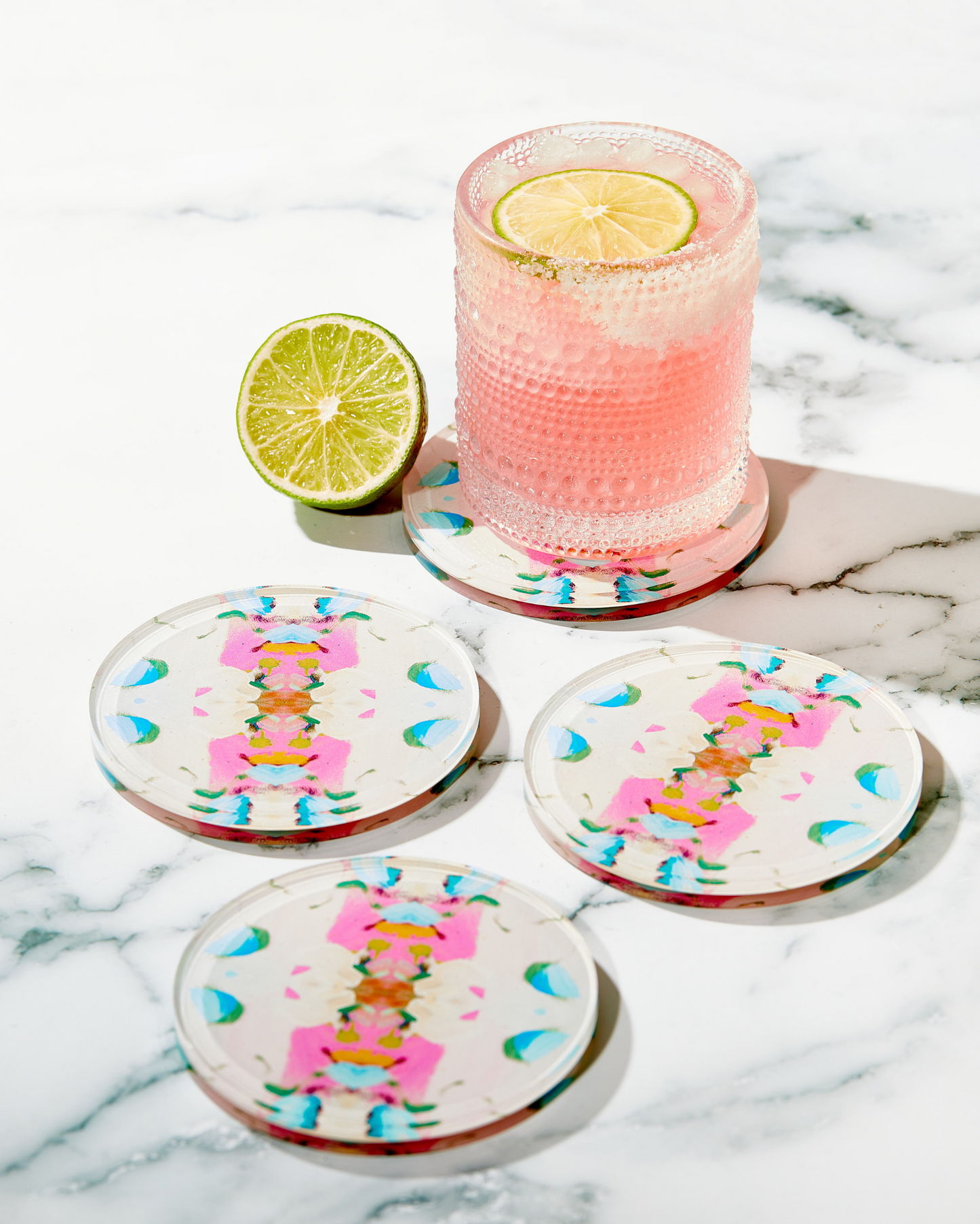 Monets Garden Pink | Laura Park x Tart Coasters