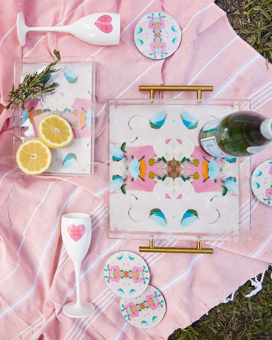 Monets Garden Pink | Laura Park x Tart Small Tray