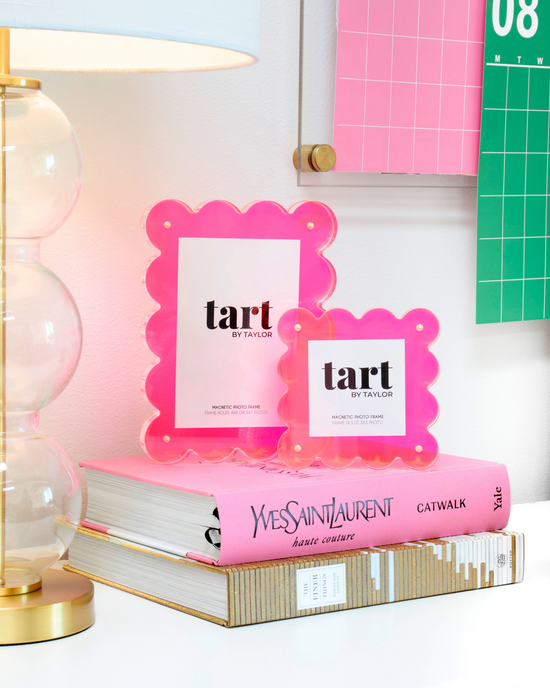Neon Pink Mini Acrylic Picture Frame