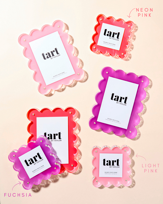 Neon Pink Mini Acrylic Picture Frame
