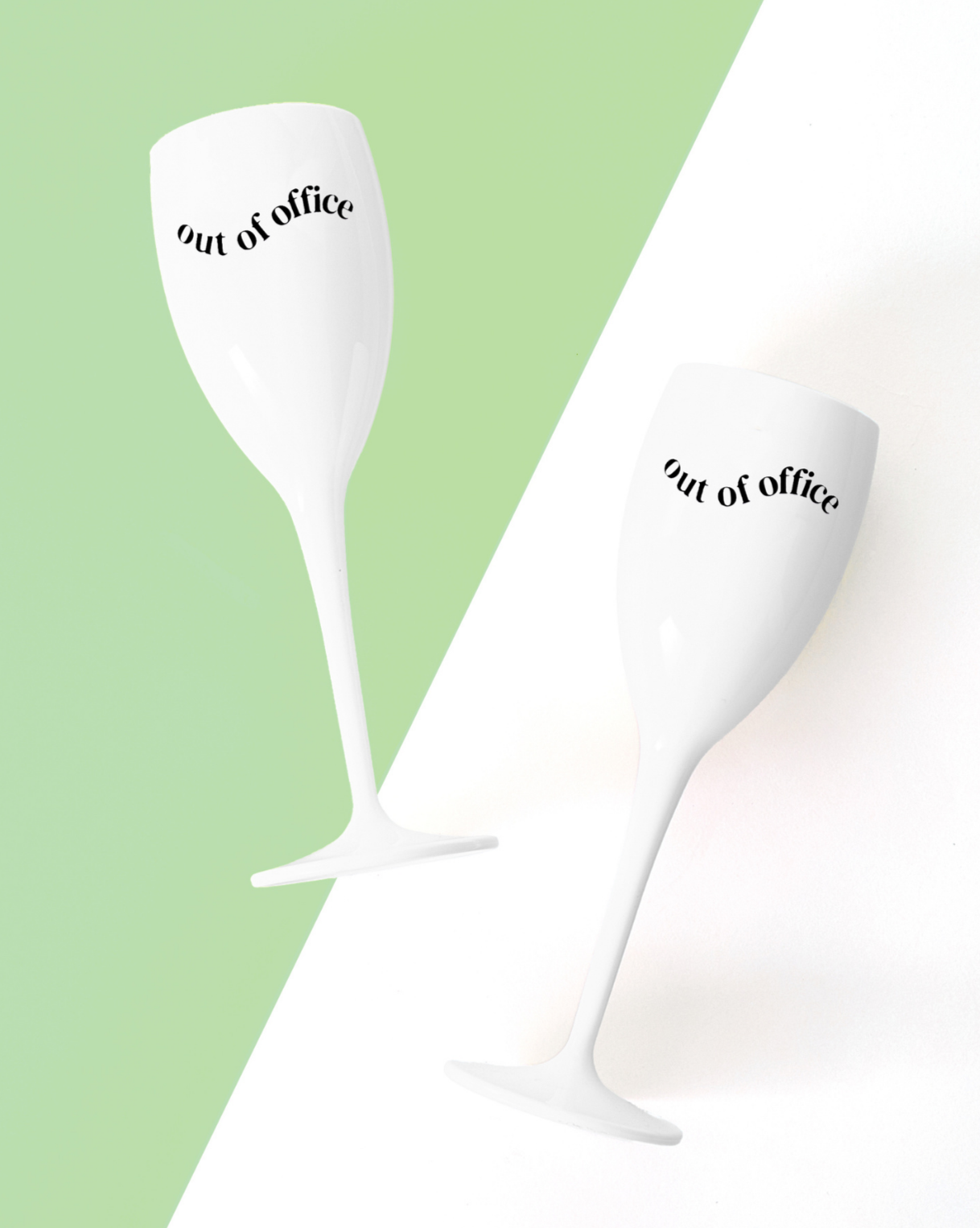 Out Of Office Flutes (Set of 2)