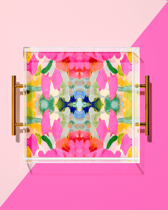 Large Acrylic Tray | Pink Paradise