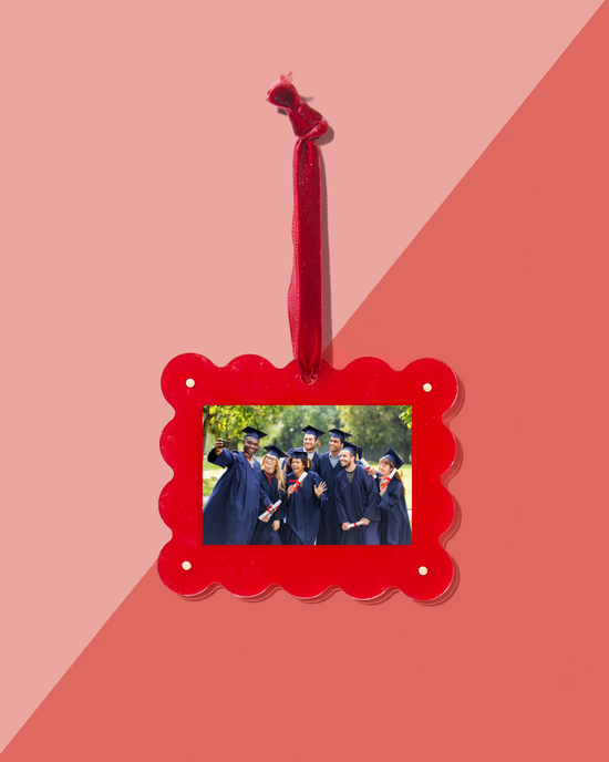 Red Frame Ornament