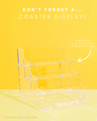 Riser Coaster Display