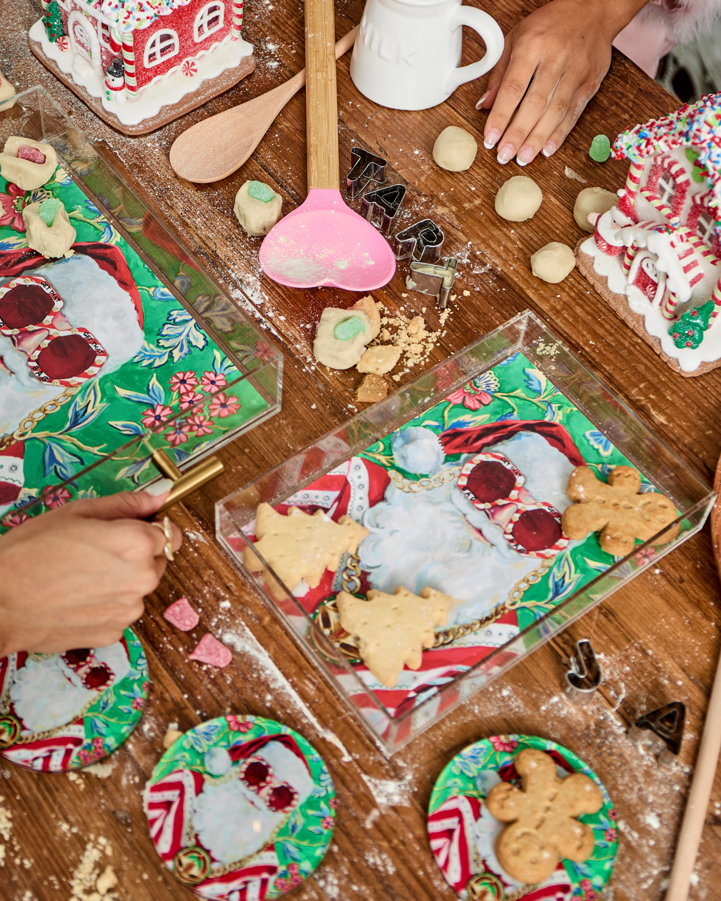 Swanky Santa Small Tray