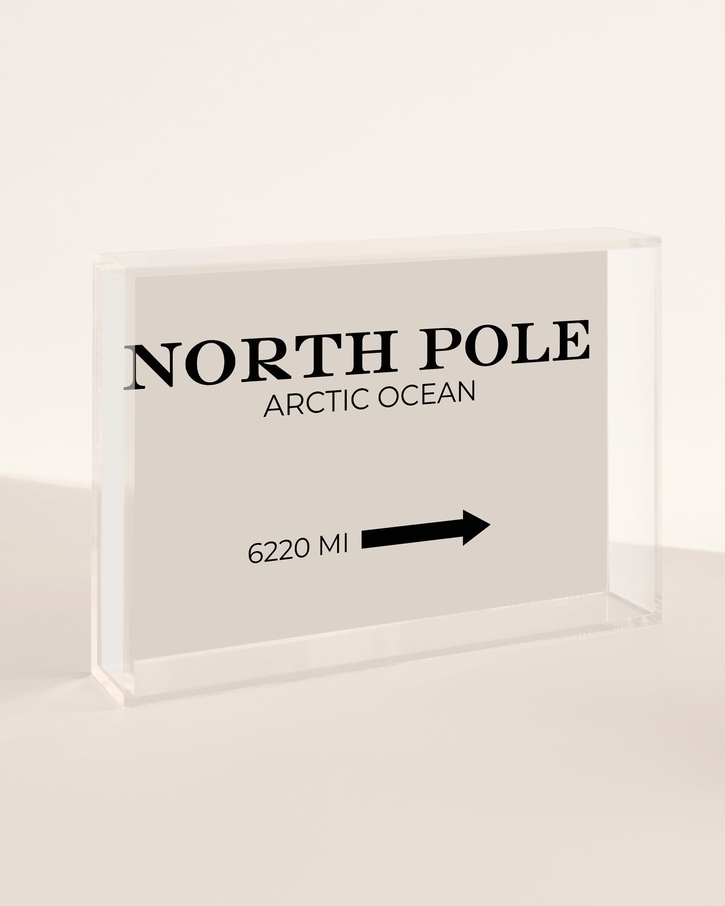 North Pole Small Tray