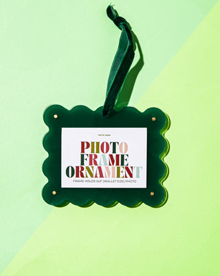Pine Green Mini Frame Ornament